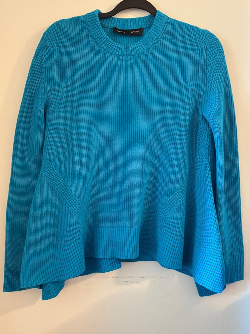 Proenza Schouler Blue cashmere blend knit sweater Size S / M
